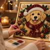 Weihnachts-Malset Festliches DIY-Set für Feiertagsdekorationen