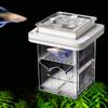 Detachable Guppy Breeder Box Transparent Fish Tank Divider Floating Hatching Box  Fish Breeding