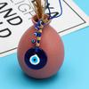 Handmade Chain Rope Devil's Eye Car Pendant Phone Strap Evil Eye Keychain Evil Eye Beads Pendant