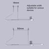 Aluminum Vertical Computer Stand Adjustable 14 45mm Thickness Anti Slip Desktop for Professionals Students