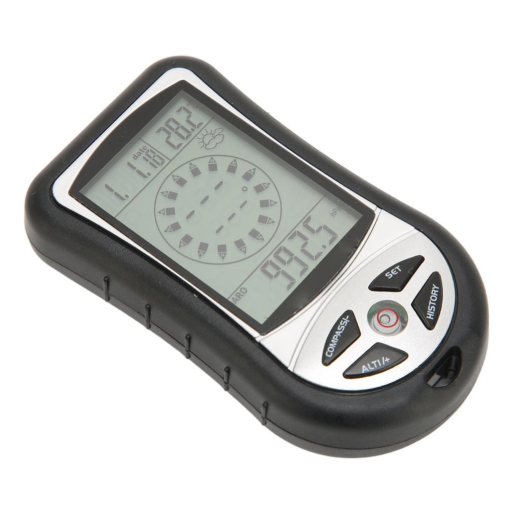 Digital Compass 8 in 1 Multi Functional Outdoor Compass Altimeter Barometer Calendar Thermometer for
