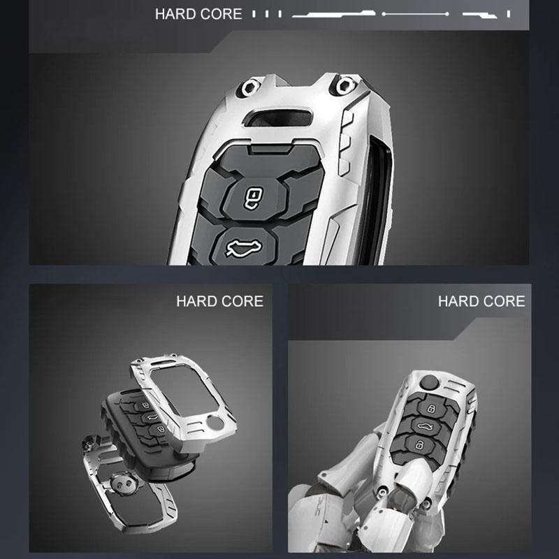 3 Buttons New Car Key Case Skin Protect Ccover For Wuling Hongguang Baojun 630 730 560 310 Flip Remote Keychain Accessories