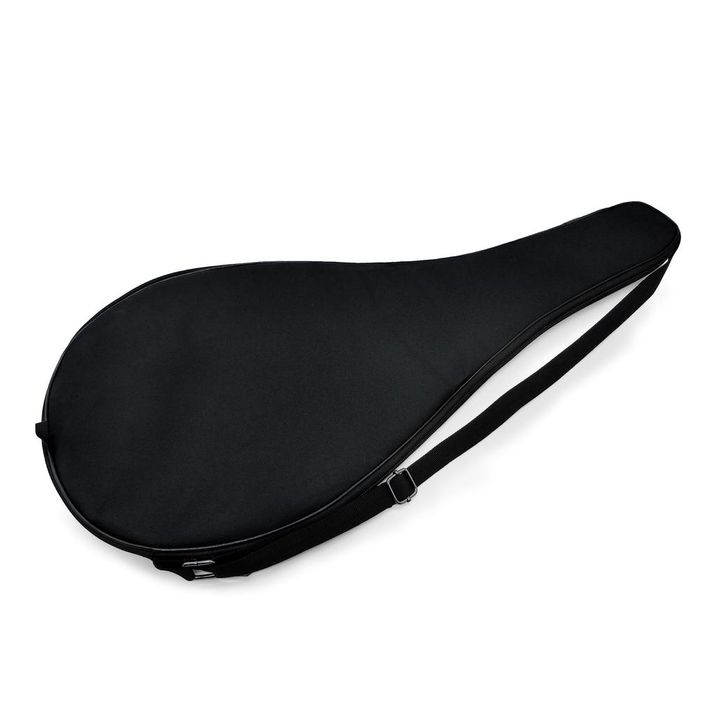 TaktZeit Tennis Racket Cover, Racket Case, Portable Case for 1 Racket, Lightweight Padded Tennis Racket Case (Black, 70cm)
