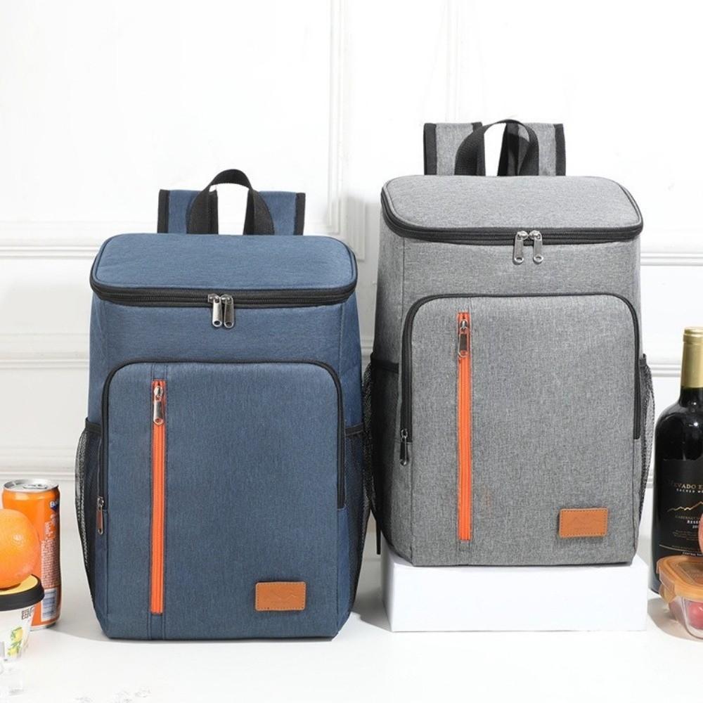 Oxford Insulated Backpack Insulated Large Capacity Cooler Bag Portable Thermal Lunch Bag  Picnic