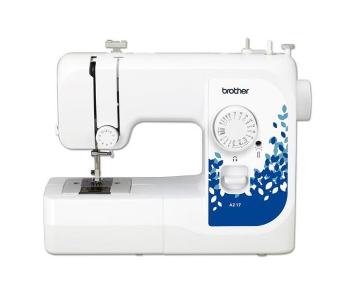 Machine À Coudre - Brother - AZ17 - Plastique/Metal - Blanc/Bleu - 17 Points De Couture