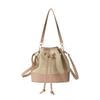 Fashionable Large Capacity Drawstring Bucket Bag For Women In Versatile Colors