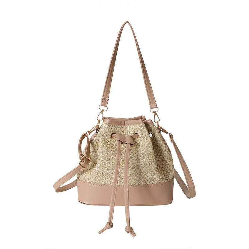 Fashionable Large Capacity Drawstring Bucket Bag For Women In Versatile Colors