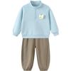 Balabala Kids' Winter Fleece Sweatshirt & Pants Set