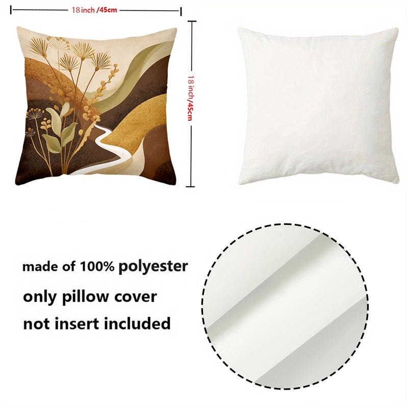 Autumn Landscape Printed Throw Pillow Covers Set Polyester pillowcase, sofa decorative cushion cov Headboard Pillow