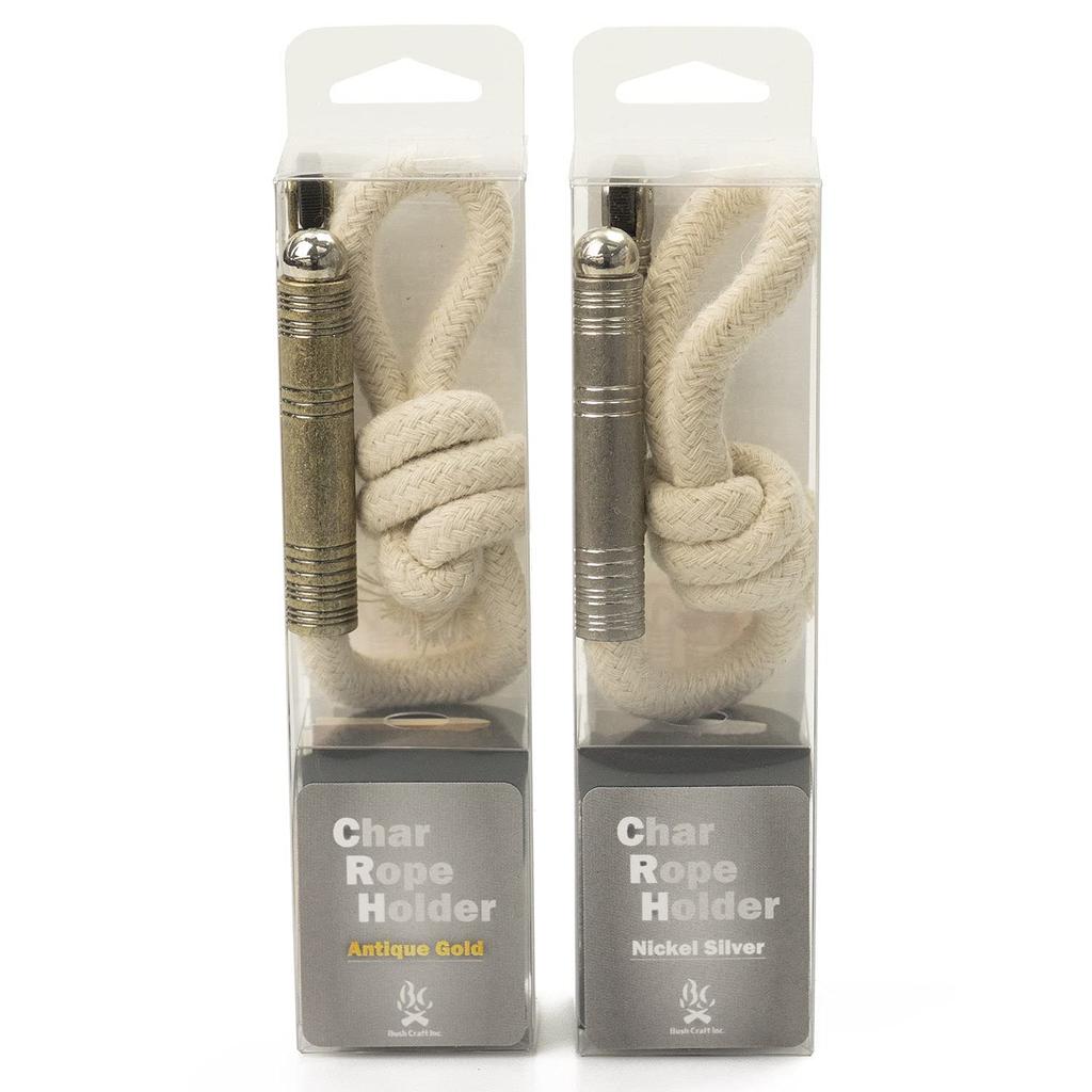 Bush Craft Char Rope Holder, Antique Gold
