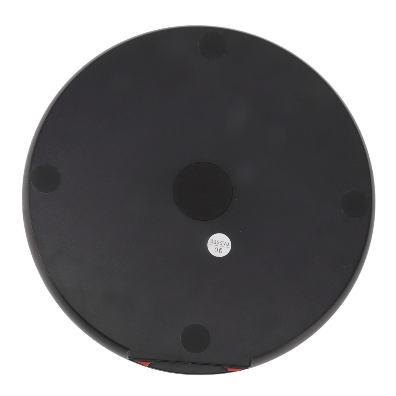 Electric Rotating Display Table LED Light 25cm Noiseless 20kg Load Capacity Turntable Display Stand for Jewelry