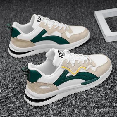 Men Shoes Spring Trend Versatile Sports Shoes Fashion Lace Up Men's Sneakers Outdoor Running Shoes Zapatillas Hombre