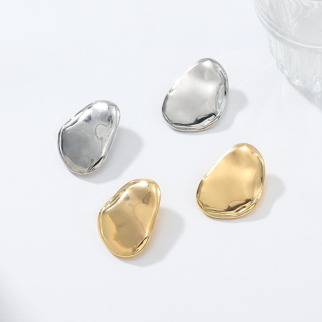 Exaggerated Big-name Alloy Geometric Earrings Women's Simple Fashion Light Luxury High-end INS Earrings