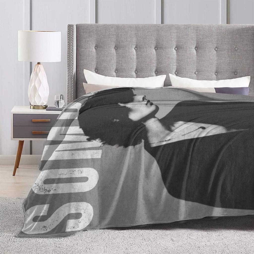 Sombr Music Blanket Warm Soft Funny Plush Throw Blanket For Couch Bed Decorative Flannel Bedspread Bed Cover