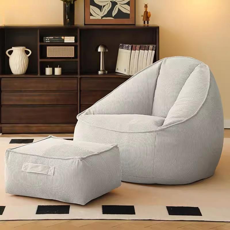 Modern Bean Bag Lazy Comfortable Sofa Single Bed Tatami Bedroom Balcony Casual Small Sofa Couch Lounge Chair