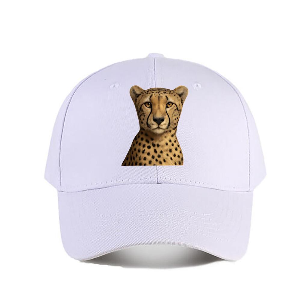 Realistic Plush Cheetah Head Home Decor Baseball Cap Fashion Unisex Sunhat Womens Outdoor Sports Snapback Cap
