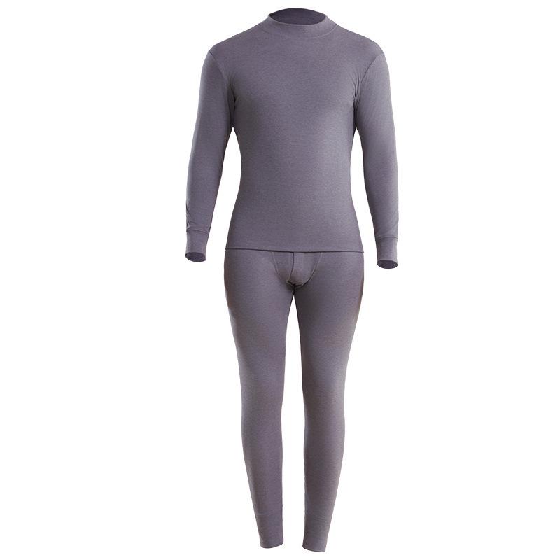 Herren Thermounterwäsche-Set mit Fleecefutter - Extra dick, wärmespeichernd, ideal für Herbst und Winter, perfekt für mittelalte und ältere Menschen
