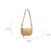 Ladies' Crossbody Bag Fashionable Versatile Solid Color Design Commuting Saddle Bag Casual Shoulder Bag For Women
