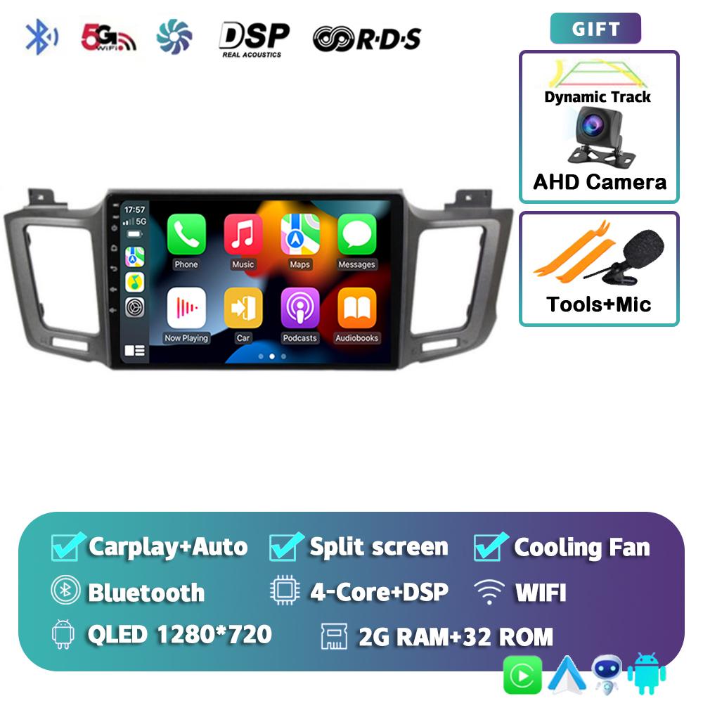 

Android 14 Carplay Auto 2din автомобильное радио для Toyota RAV4 RAV 4 XA40 2012-2019 GPS мультимедийный видеоплеер DSP стерео головное устройство BT