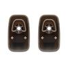 2x Car Sun Visor Retainer Clip For Dodge Ram 1500 2500 3500 4500 5500 2009-2019