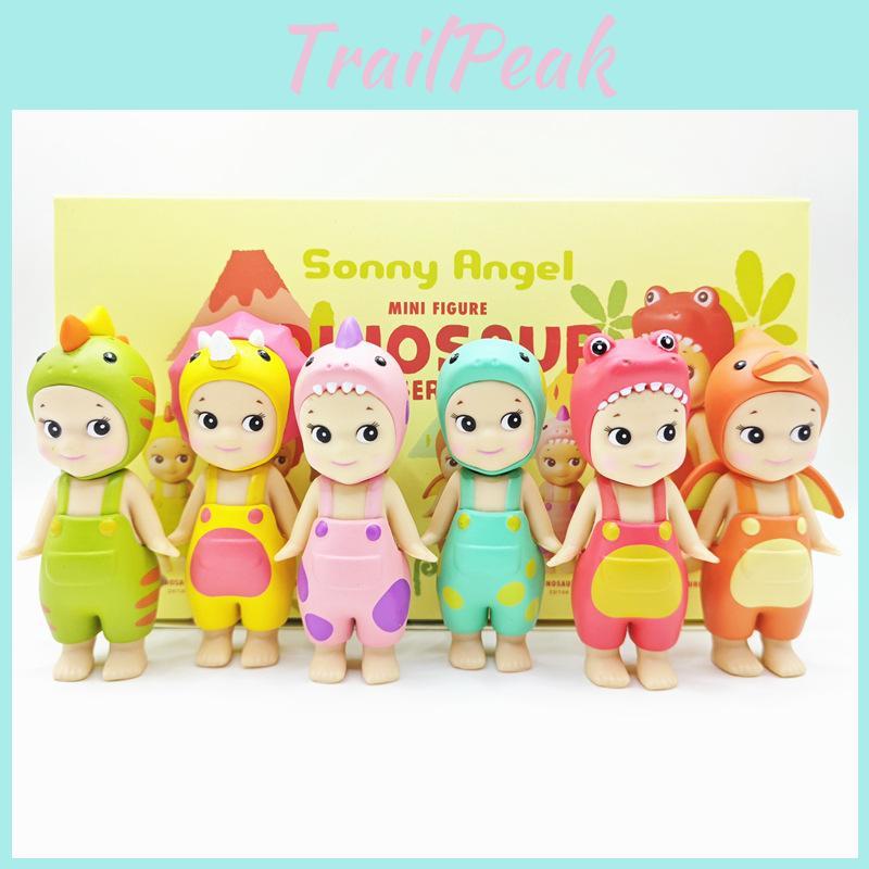 Charming Pvc Angel Dinosaur Models Blind Box Set Includes Triceratops And T-rex