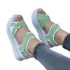 New large size platform sandals women's supply flat bottom Velcro women's beach sandals
