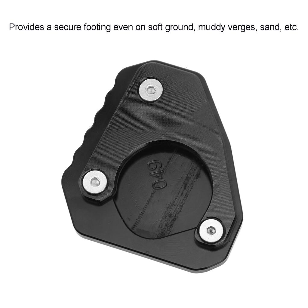 Motorcycle Kickstand Extender Pad Support Plate Aluminium Alloy Replacement for G310GS 2017‑2018