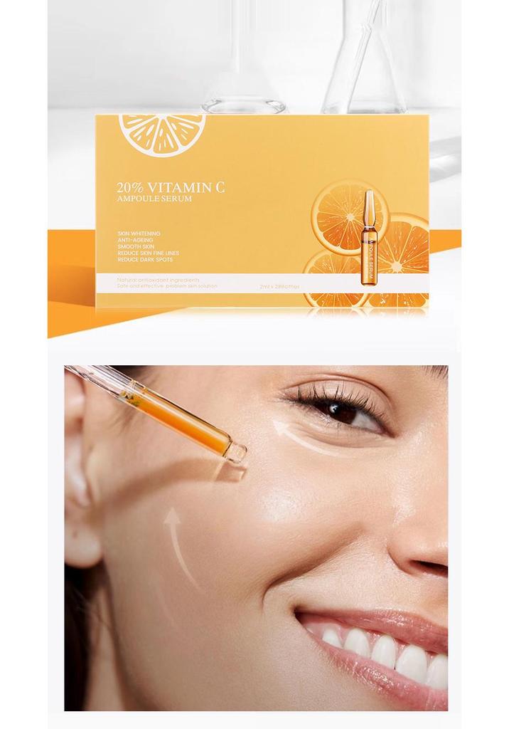 Vitamin C Ampoule Serum Set: Moisturizing & Brightening