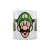 Tasse - nintendo - super mario - imprimé here we go luigi - blanc - rond - enfant