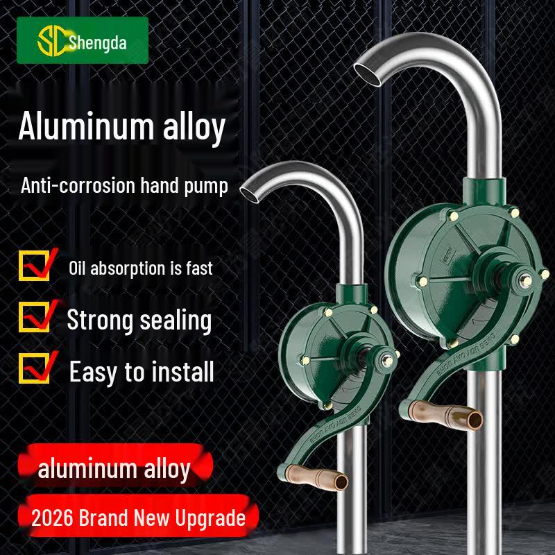 Shengda Manual Hand Crank Oil Transfer Pump