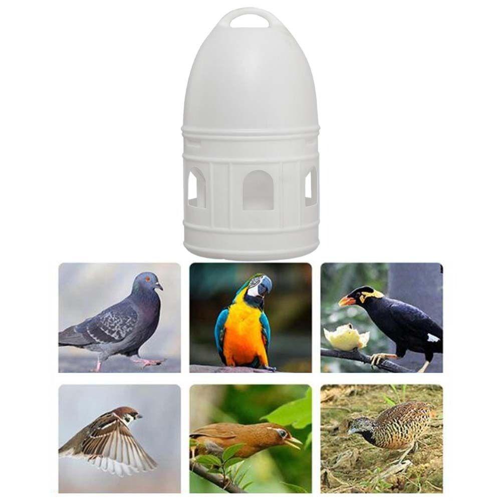 Bird Feeder Water Pot  Bird Cage Accessories Plastic Pet Dispenser Pigeon Container Bottle Large Capacity Bird Cage Handle