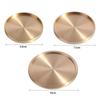 Heat Resistant Brass Coaster Metal Cup Mats Drink Coaster Cup Tray  Dining Table