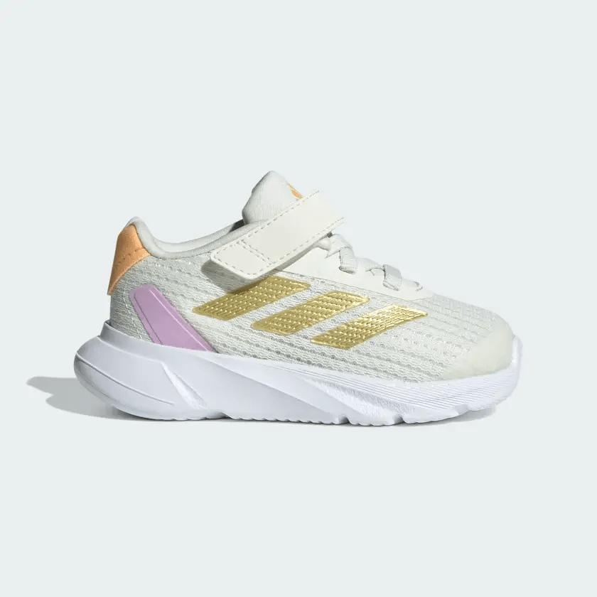 Adidas Duramo SL I Ivory Gold Metallic Baby Sneakers White Hazy-Orange ID5893