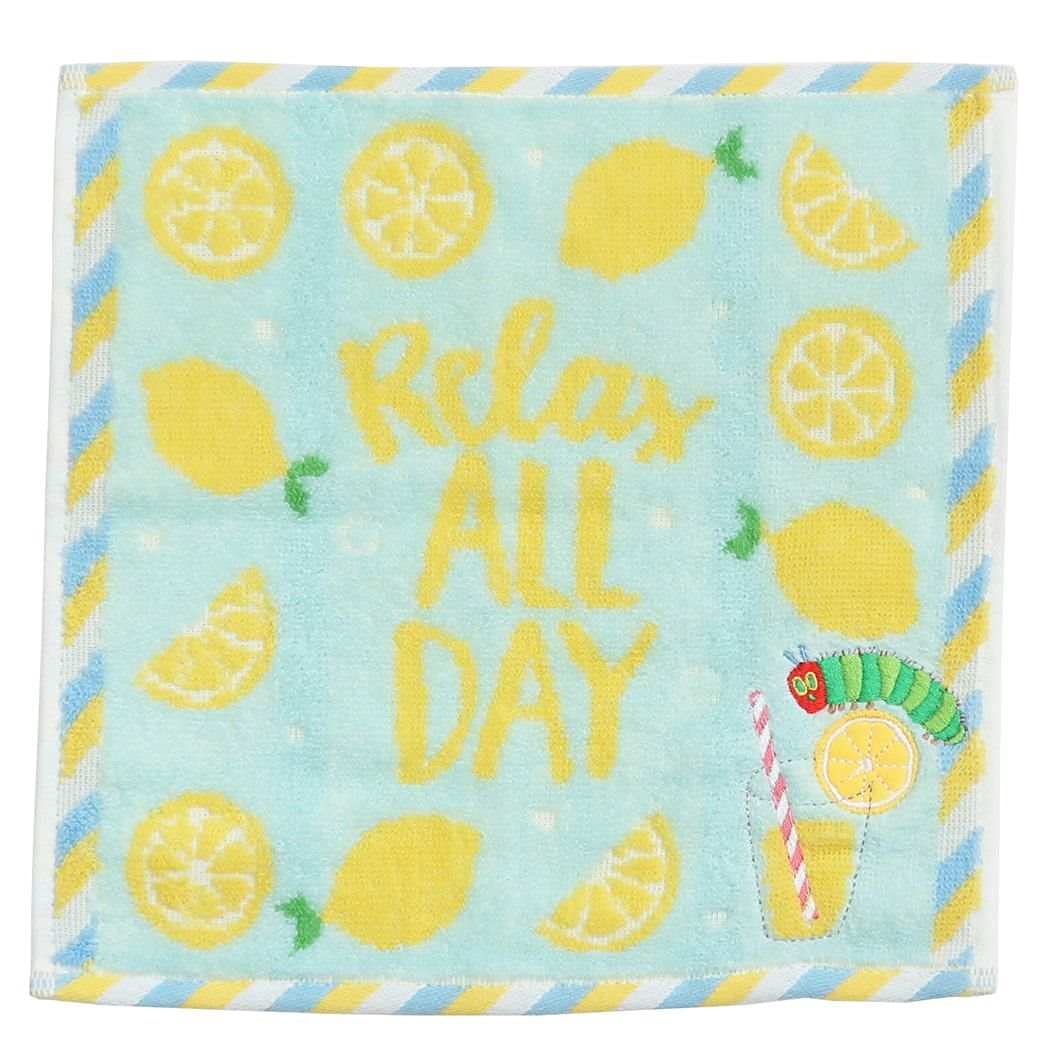 Hayashi Mini 25 x 25 The Very Hungry PL409300 Towel, approx. cm, Caterpillar, Lemonade,