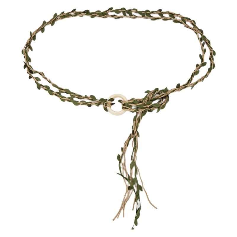 

Ручная работа Ротанг Богемные украшения на талию Регулируемый нейлоновый пояс Унисекс Цепочка для тела Аксессуар для повседневной вечеринки 1