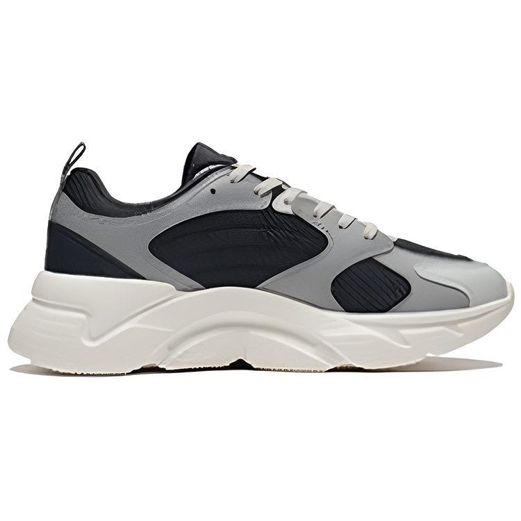 Li Ning Casual Cushioning Slip Resistant Abrasion Resistant Breathable Lightweight Low Top Running Shoes Men's ARSS057-3
