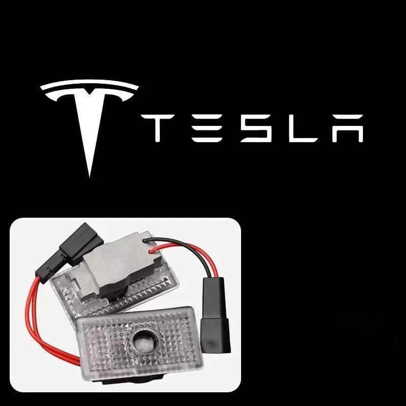 

2Pcs LED Car Welcome Door Lights Emblem Accessory For Tesla SpaceX Model 3 Highland 2023 Model S Model X Model Y Model Y-Eur Roa model 3 армия зеленый