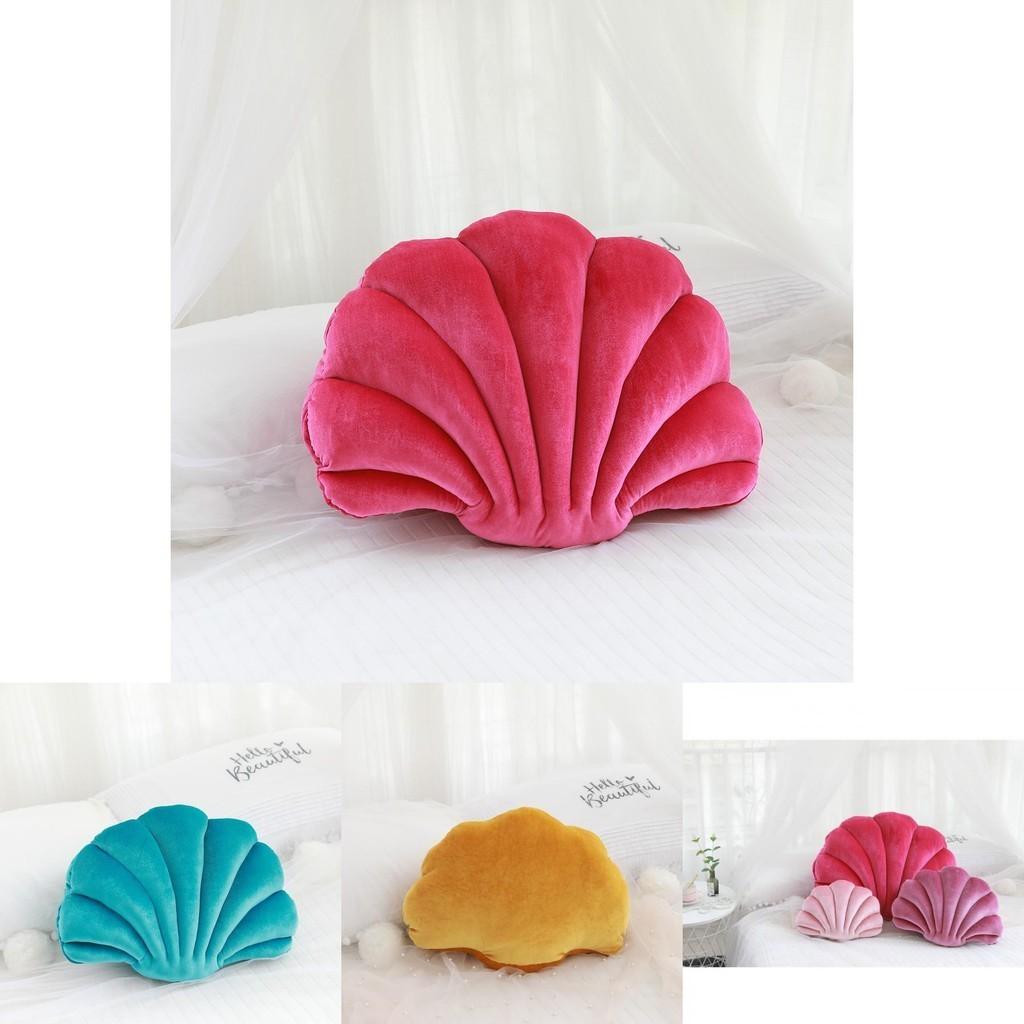 Cute Seashell Shaped Pillow For Easy Or Sea Theme Home Decor