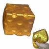 Super Soft Cheese Squeezed Cube Realistic Cheese Stress Ball  Office Desk Toy