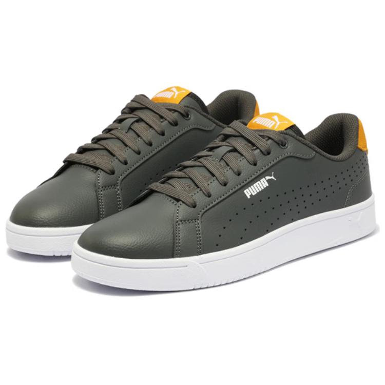 PUMA Grounded Perf Comfortable Versatile Low-Top Lifestyle Sneakers Unisex sneakers Gray White 398418-03