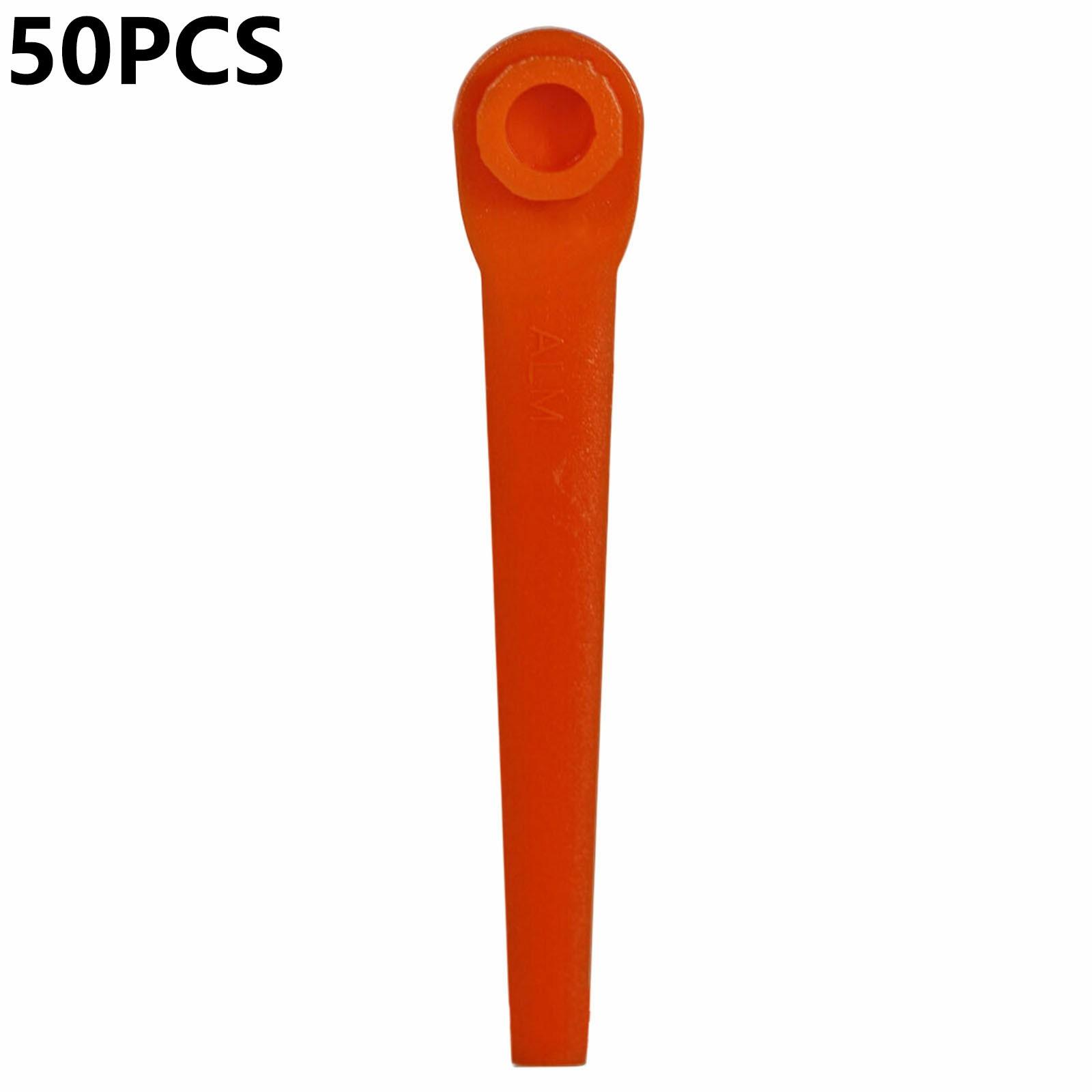 

L70 50 шт. Пластикові леза для газонокосарки Gardena 9823/9825/9820/9821/9828 Запчастини A