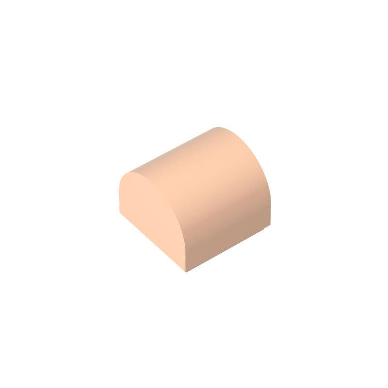 50pcs 49307 Curved 1x1x2/3 Smooth Slope Toy For Technical Buildings Blocks Gift Compatible Assemblage DIY MOC Kids