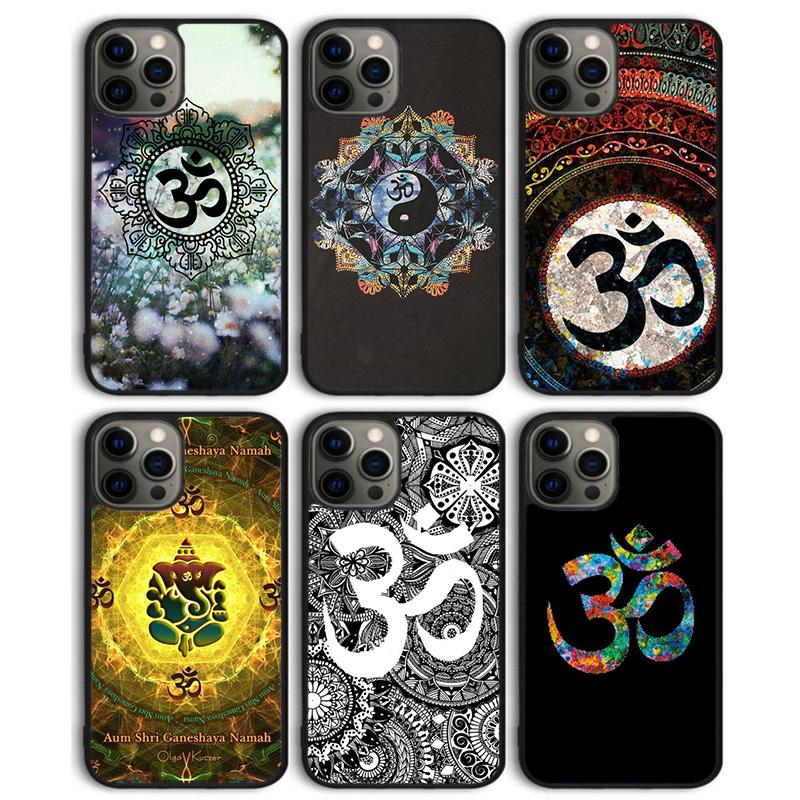 

Чехол для телефона Om Yoga Hindu Aum om yaga с цветочным принтом для iPhone 13 11 12 Pro Max mini XS XR X 8 Plus 7 SE 2020 6S 5S Coque Shell iPhone 5 5s