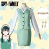 Yor Spy×family Forger Cosplay Costume Work Uniform Dress Set Role Play Halloween