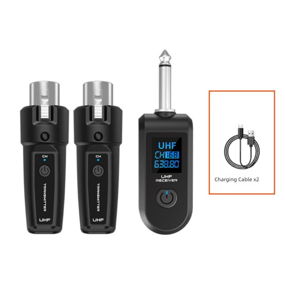 Portable Wireless Microphone Converter  for Audio Mixer Dynamic Mic Electric Guitar