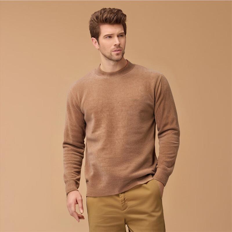 Jeep Men's Embroidered Fleece Pullover Sweater