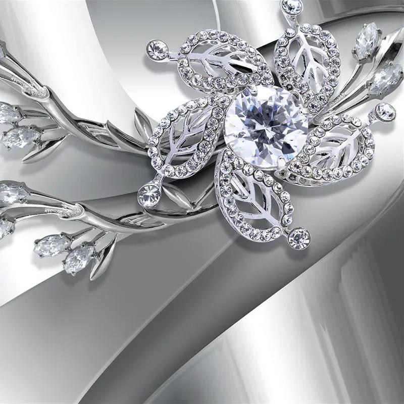Maßgeschneiderte Tapete 3D-Wandbild Beliebige Größe Diamantblumenmuster Hintergrund Moderne Kunst Großes Wandgemälde Wohnzimmer Heimdekoration