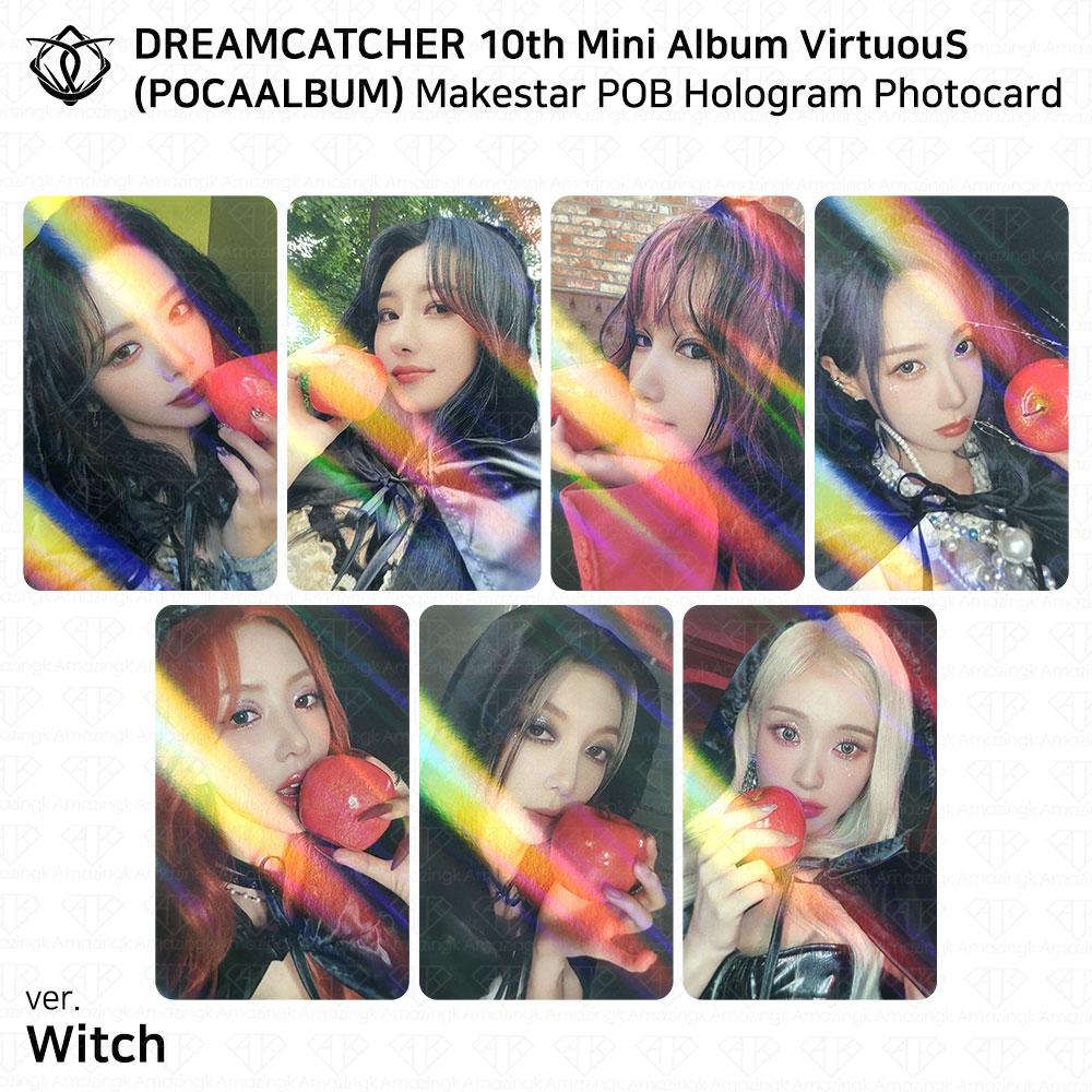 

Dreamcatcher 10-й мини-альбом VirtuouS Makestar POB Голограммная фотокарта KPOP
