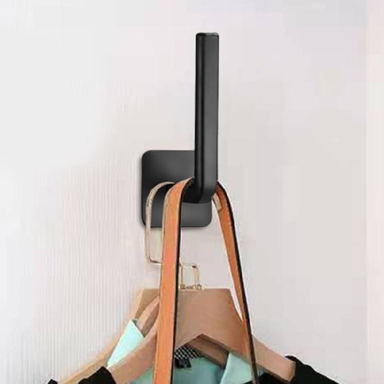 Wall Mounted Cloth Hanger Hat Racks Plastic L Shape Hat Hangers Baseball Caps Rack Hat Holder for Wall Closet Door