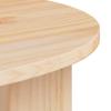 Natural Coffee Table 50 x 40 x 50 cm Solid Pine Wood